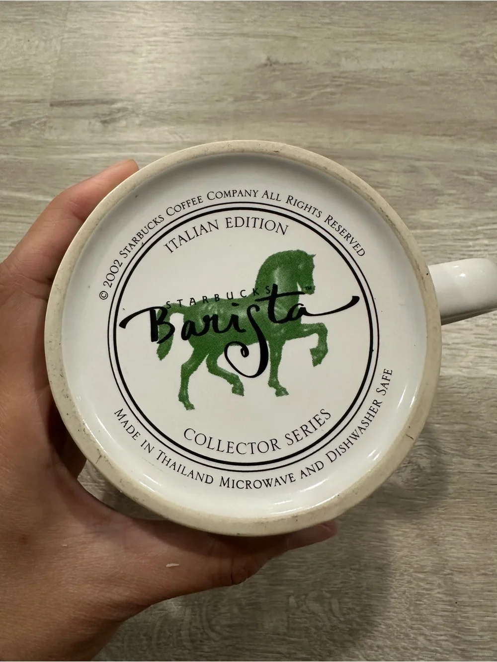 Starbucks Barista Milano Italy 2002 Italian Edition La Dolce Vita Collectors Mug